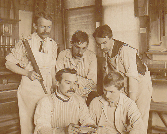 Gideon Parsons at J.W. Steere & Son Organ Company